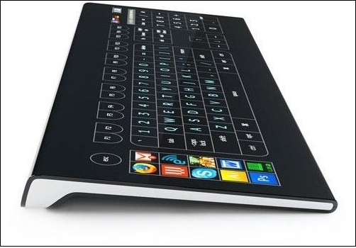 鍵盤還能看視頻？傳感器顯示鍵盤來滿足